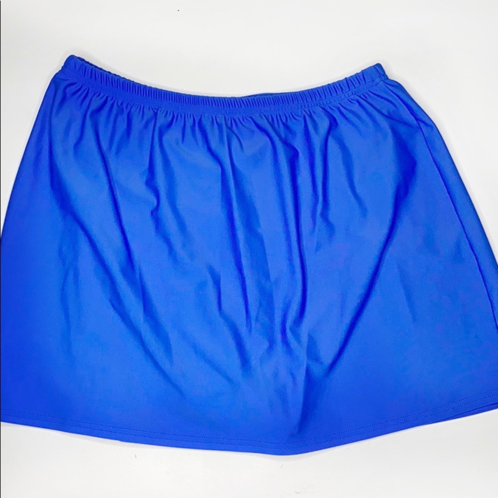 Christina swim skirt blue  12